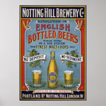 Brasserie Co, 1899 de Notting Hill Poster
