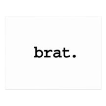 brat. post card