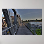Bratislava bridge print