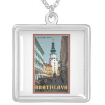 Bratislava - Michael's Tower Personalized Necklace