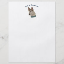 Bratty Ausky Dog Brattitude Personalized Flyer