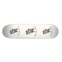 Bratty Ausky Dog Brattitude Skateboard Deck