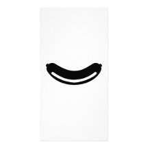 Bratwurst BBQ sausage Photo Card Template