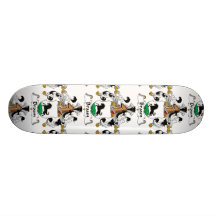 Braun Family Crest Custom Skate Board