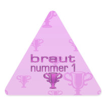 Braut Nummer 1 Sticker