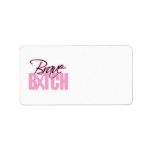 Brave Bitch Breast Cancer Personalized Address Labels