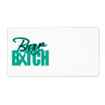 Brave Bitch Ovarian Cancer Personalized Shipping Labels