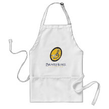 BraveHeart Corp Logo Aprons