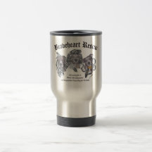 BraveHeart Pit Bull Rescue Logo Travel Mug