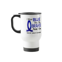 Bravest Person I Know Rectal Cancer Mugs