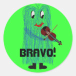 Bravo! Round Stickers