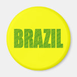 Brazil Amazon Plant Textures forest logo gifts Magnets
