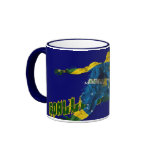 Brazil blood flesh and glory soccer futebol gifts coffee mug