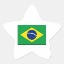 Brazil – Brazilian Flag Star Stickers