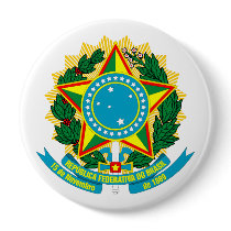 Brazil COA Pinback Button