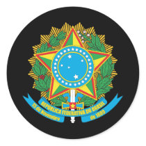 Brazil Coat Of Arms Stickers