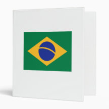 Brazil flag binders
