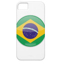 Brazil Flag Button