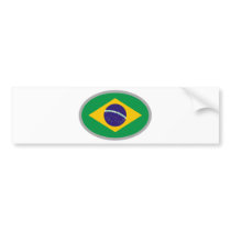 Brazil Flag - Cool Design! Bumper Stickers