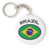 Brazil Flag - Cool Design! Keychains