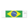 Brazil Flag Design Bumper Sticker