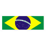 Brazil Flag Design Business Card Template