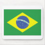 Brazil Flag Design Mouse Pads