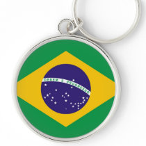 Brazil flag for Brazillian fashion Keychains