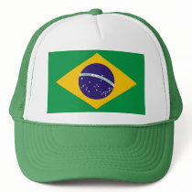 Brazil flag for Brazillian fashion Mesh Hats