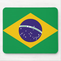 Brazil flag for Brazillian fashion Mouse Pads