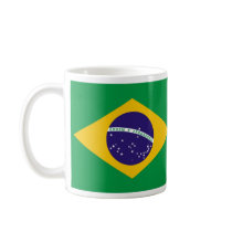 Brazil flag for Brazillian fashion Mugs