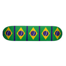 Brazil flag for Brazillian fashion Skateboards