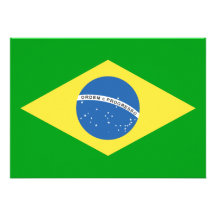 Brazil Flag Invitation