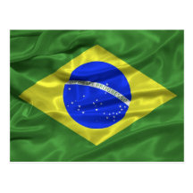 Brazil Flag Postcard