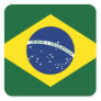 Brazil flag sticker