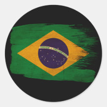 Brazil Flag Sticker