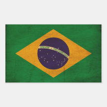 Brazil Flag Stickers