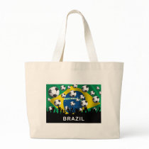 Brazil Football Canvas Bags