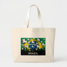 Brazil Football Canvas Bags