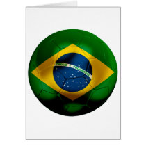 Brazil Football Greeting Cards