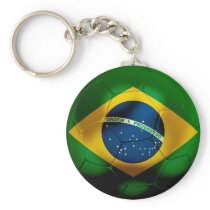 Brazil Football Key Chains