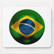 Brazil Football Mouse Pads
