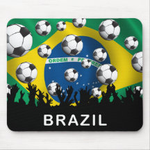 Brazil Football Mousepad