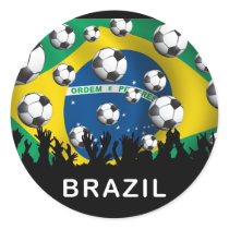 Brazil Football Sticker