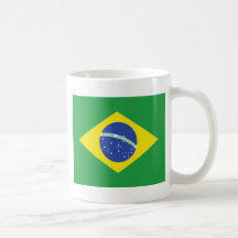 Brazil High quality Flag Coffee Mugs