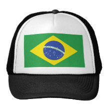 Brazil High quality Flag Hats