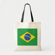 Brazil High quality Flag Tote Bags