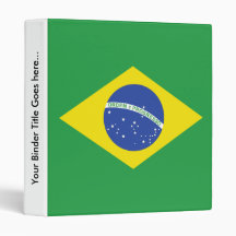 Brazil High quality Flag Vinyl Binder