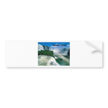 Brazil Iguassu Falls (St.K.) Bumper Sticker