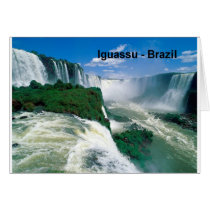 Brazil Iguassu Falls (St.K.) Greeting Card
